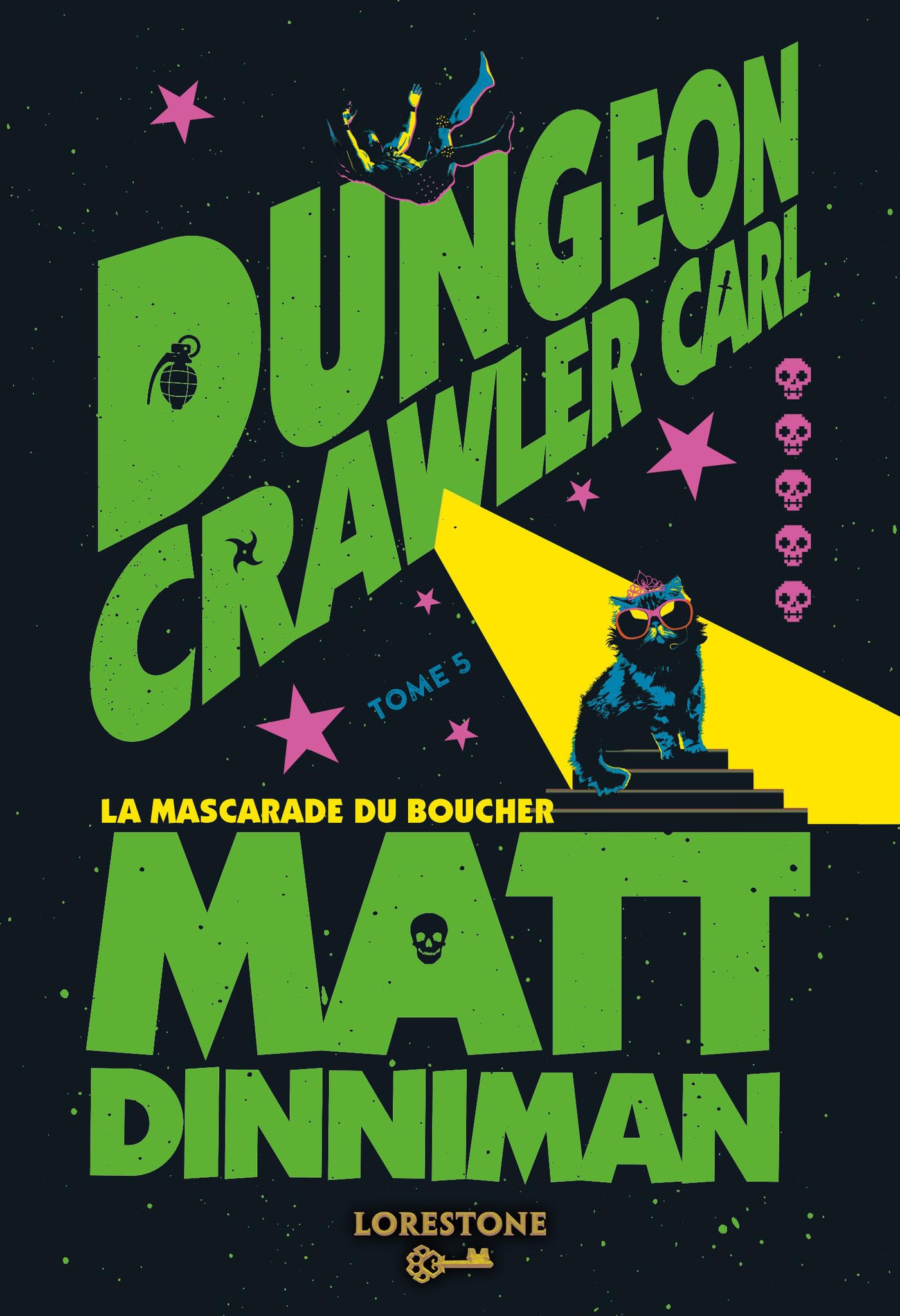 Dungeon Crawler Carl : La Mascarade du boucher - Tome 5 : une aventure de LitRPG. Saga de science-fiction et fantasy post apocalyptique aux millions de lecteurs  Livre nouveauté 2026