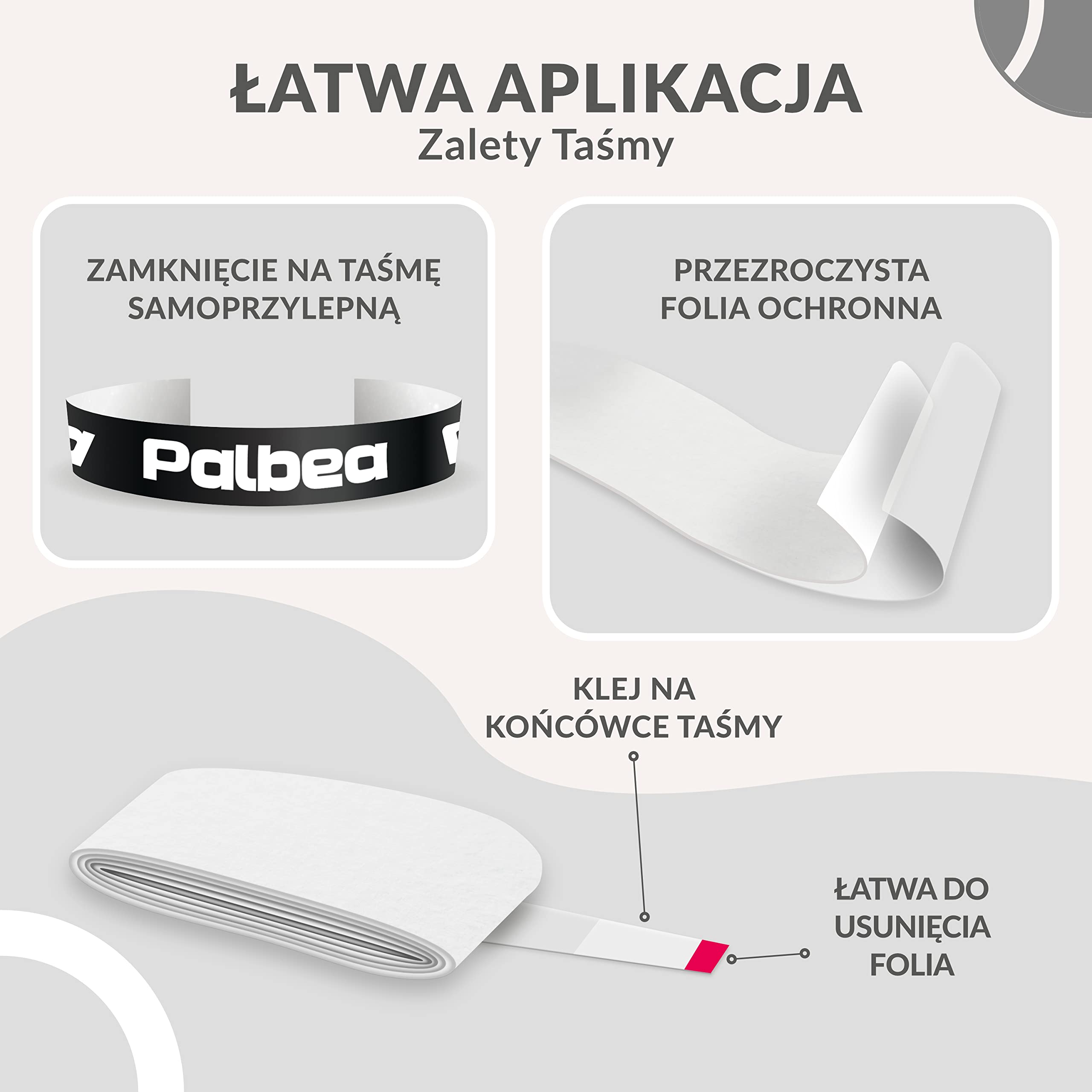 Palbea Wytrzymała Taśma do Rakiety Tenisowej - Opakowanie 3/6/12/22/60 Szt - Skuteczne Wchłanianie Potu - Taśma na Rakietę od Badmintona z Powłoką Antypoślizgową - Miękka i Wytrzymała Powierzchnia.