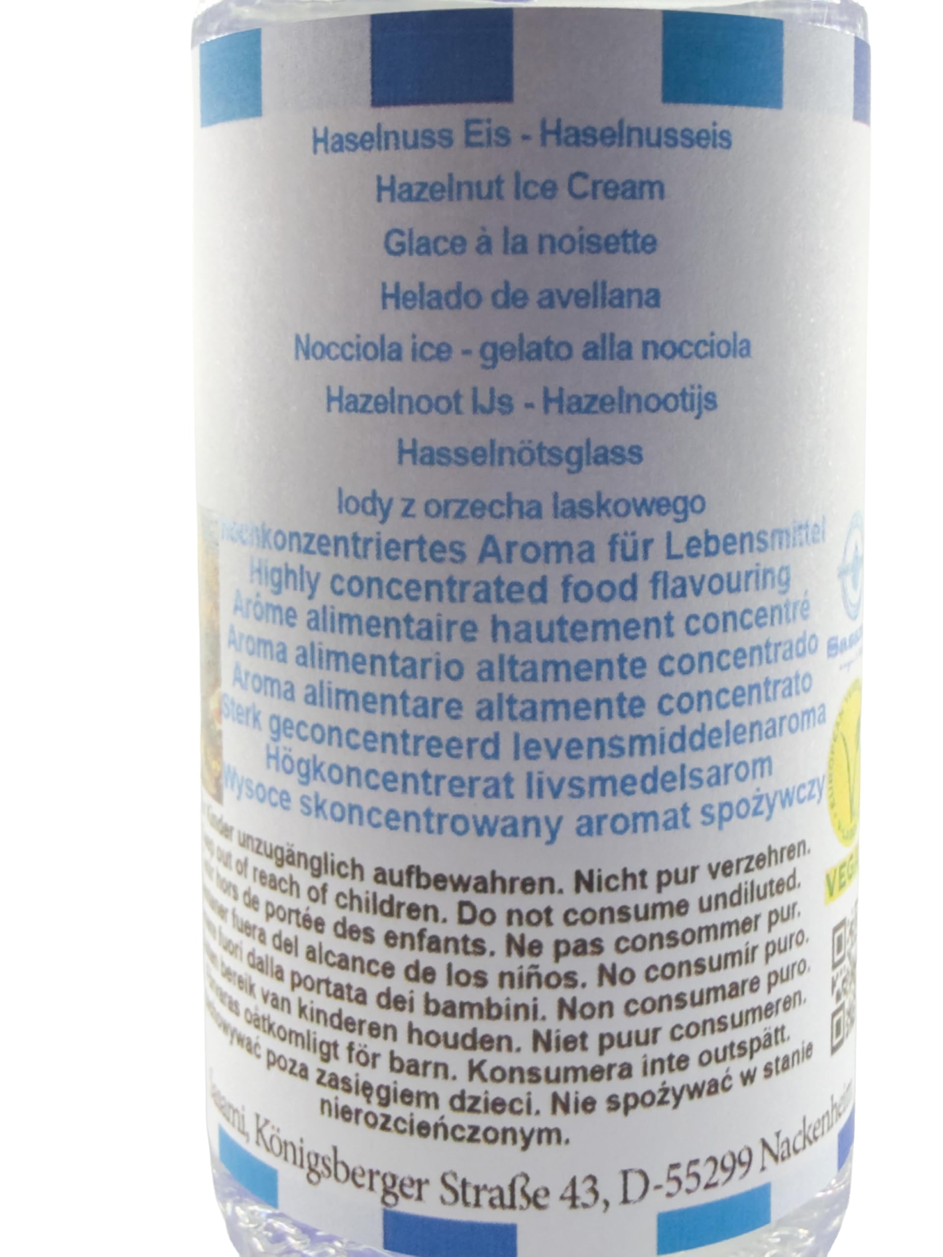 Nocciola ice - gelato alla nocciola aroma concentrato - vegano - Sasami - 100ml