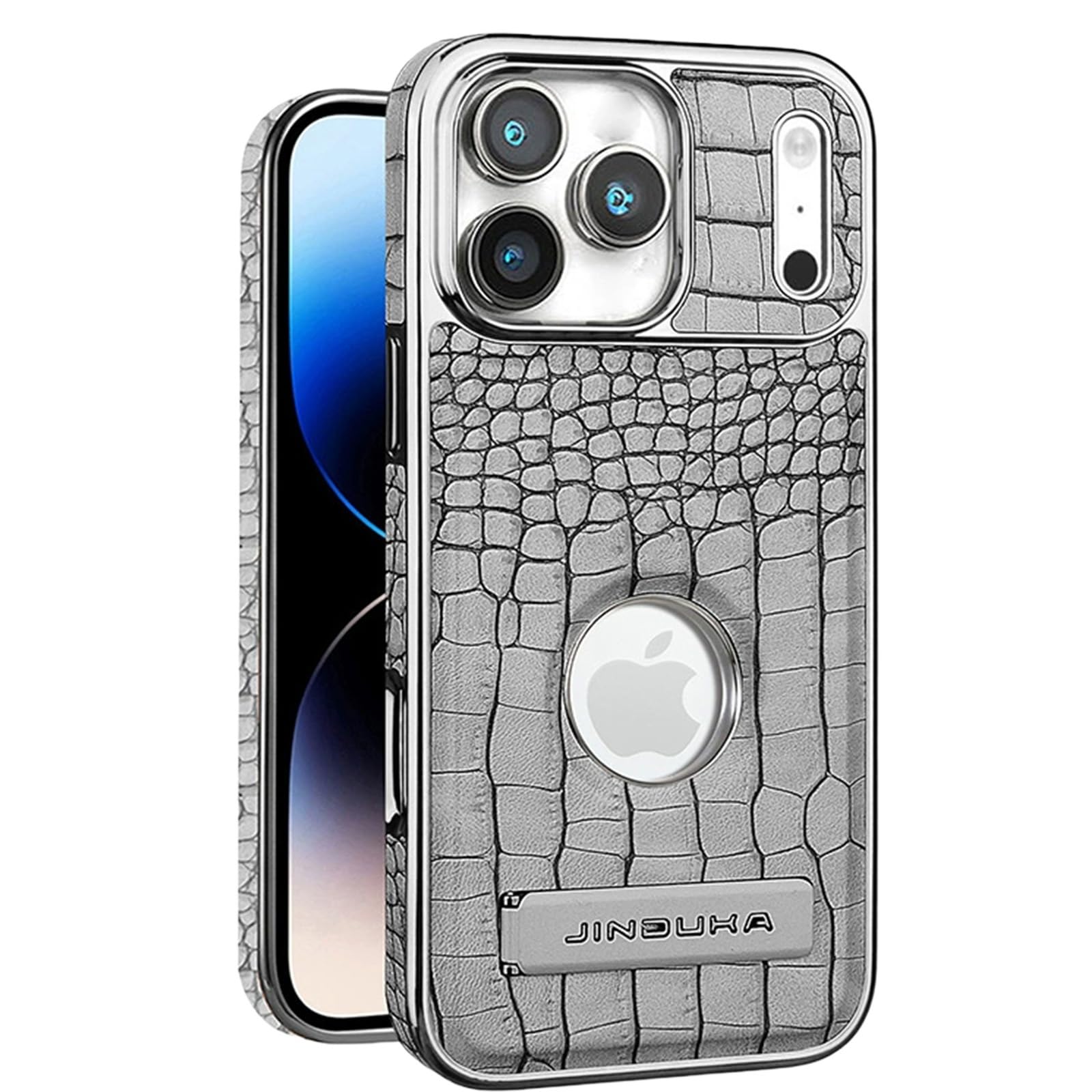 Coque Crocodile iPhone 17 Pro Luxe en Cuir avec Support Invisible MagSafe - 8