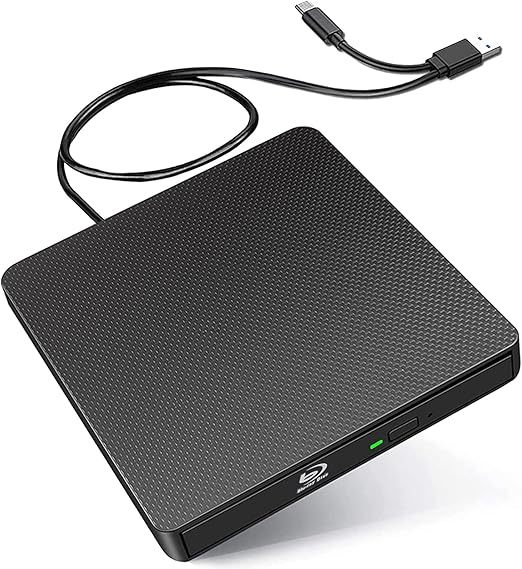 Dainty External Blu ray Drive Compatible with DVD BD Drive Portable 3D Blu ray Burner with USB3