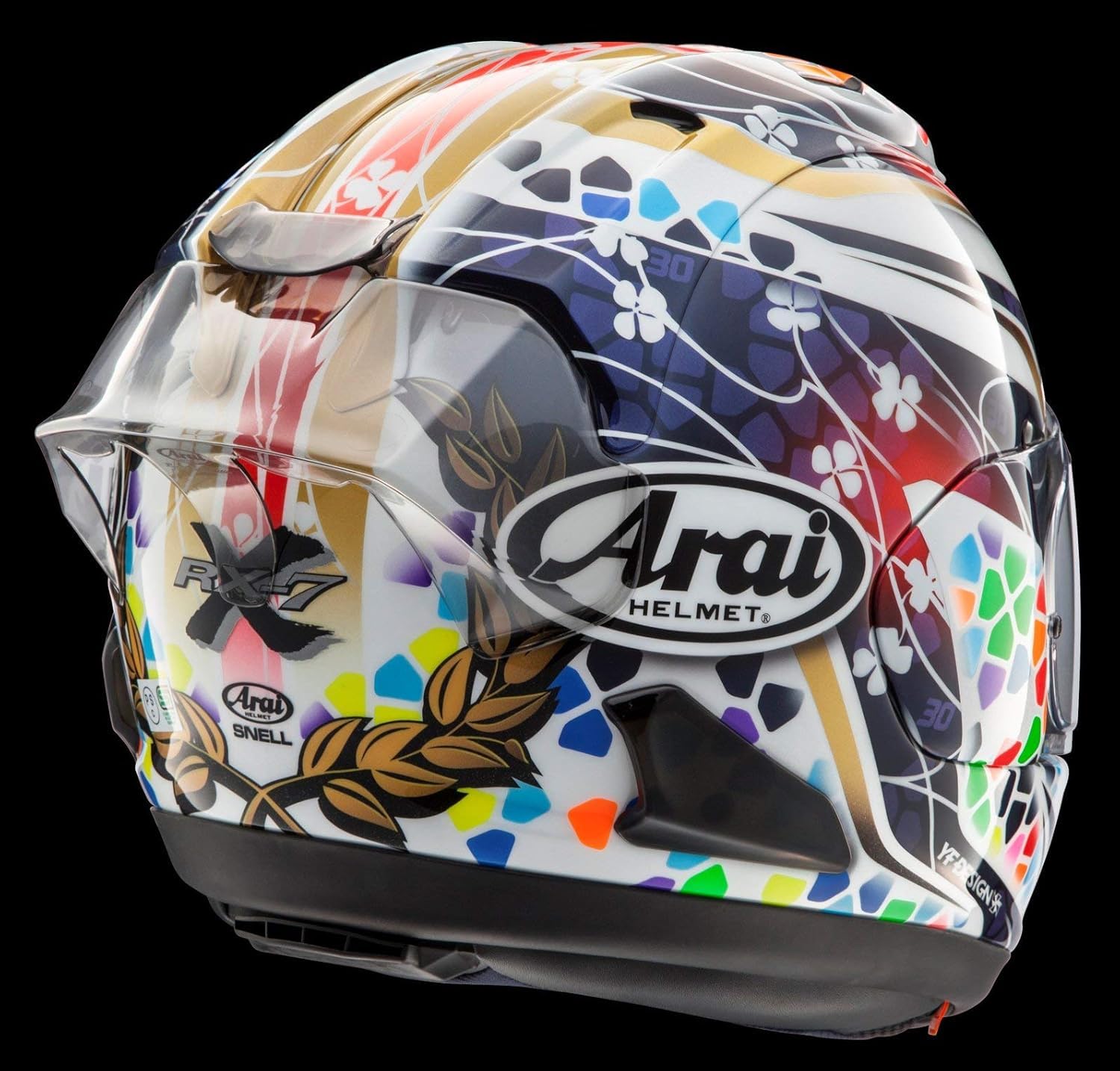 Amazon.co.jp: ア ライ ヘルメット用 レーシングスポイラー RX-7X 