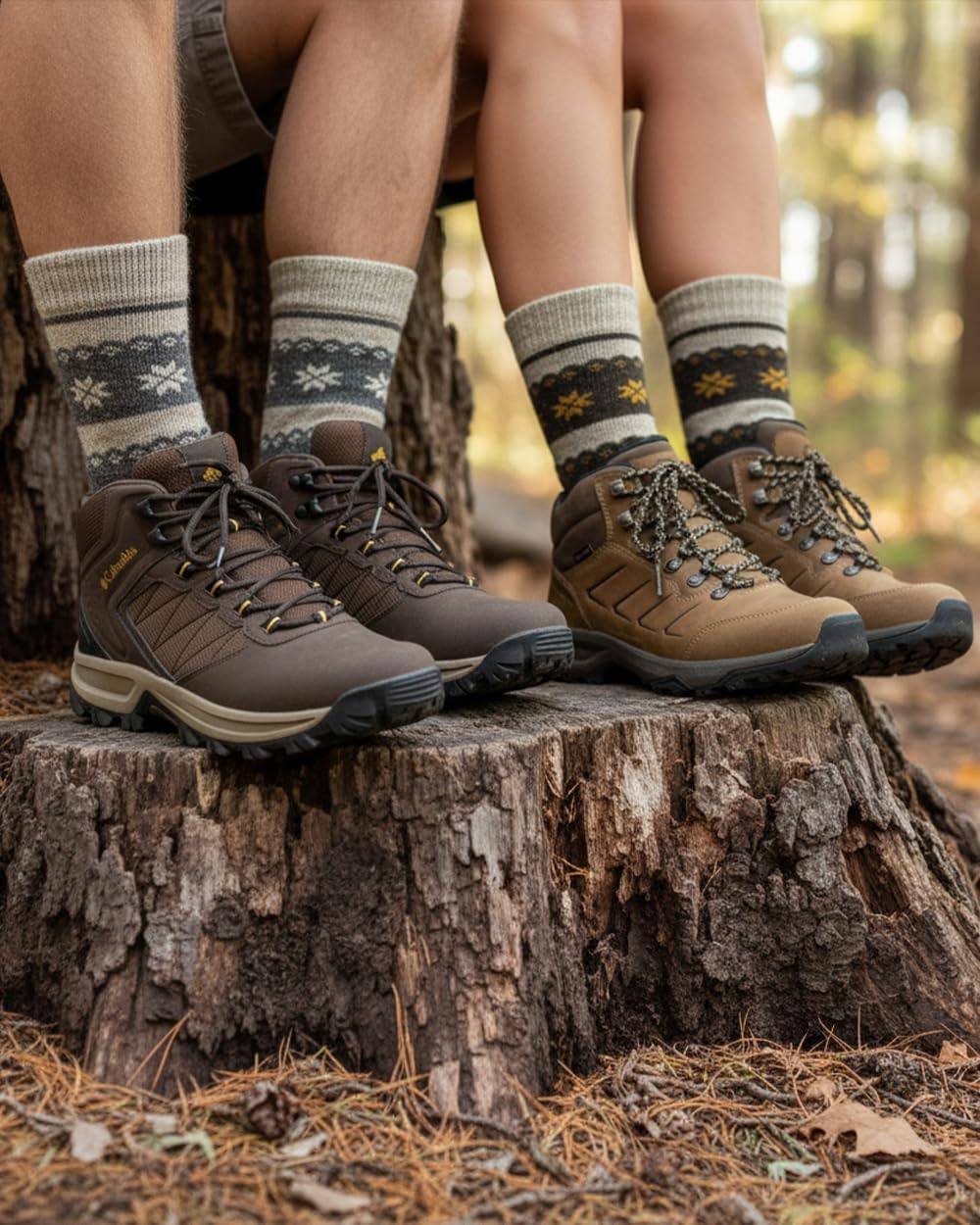 GoWith Alpaca Wool Socks for Men & Women, Alpaca-Merino Blend Warm Cozy Crew Socks, Thermal Regular-Fit Boot Socks - Image 2