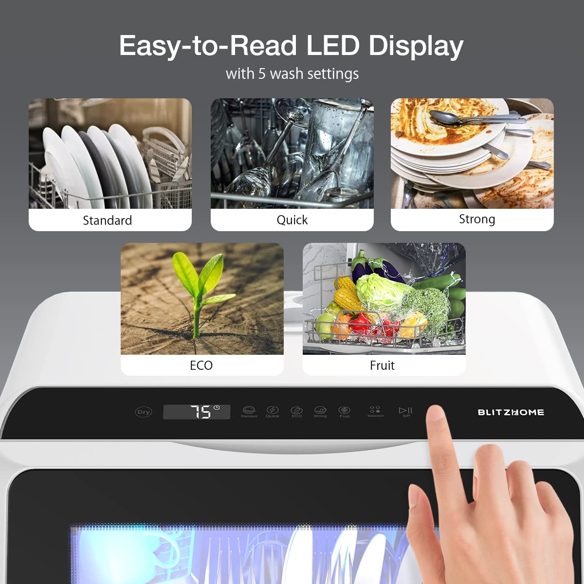 smart portable dishwasher