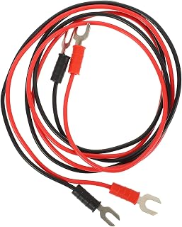 2Pcs U-Shaped Insulated Electricity Connection Wire for Physics Experiments and Educational Use - Durable Interconnect Circuit Test Leads