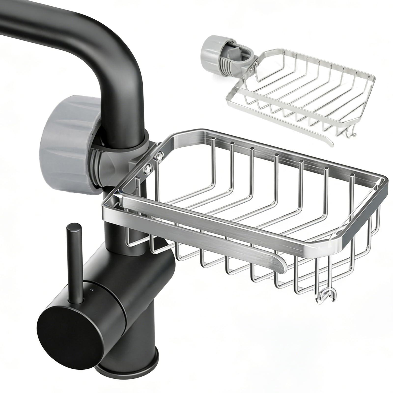 UICCVOKK Soap Holder for Shower – 304 Stainless Steel Clip On Soap Dish