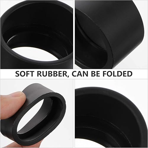 Miniatura 9 de 2 fundas para oculares de microscopio, reemplazo de copas binoculares, diámetro interior de 1.299 in, cubiertas de oculares de goma para