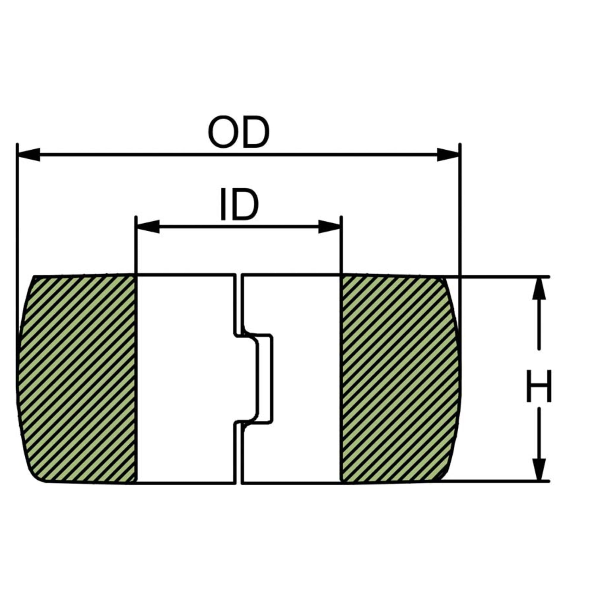 Martyr, CMC09AALS, Donut Anode 2-1/4 Aluminum Slotted