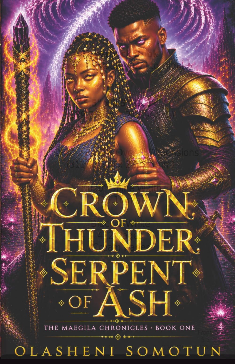 Crown of Thunder, Serpent of Ash: An Epic Enemies to Lovers Fantasy Romance: 1 (The Maegila Chronicles)