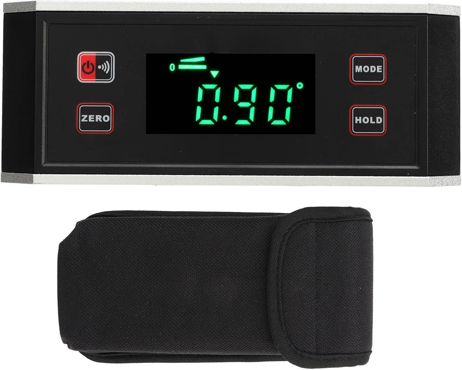 Angle Protractor LCD Backlit Digital Angle Finder, Digital Inclinometer Screen, Finder IP65 V Groove Magnetic Base Inclinometer