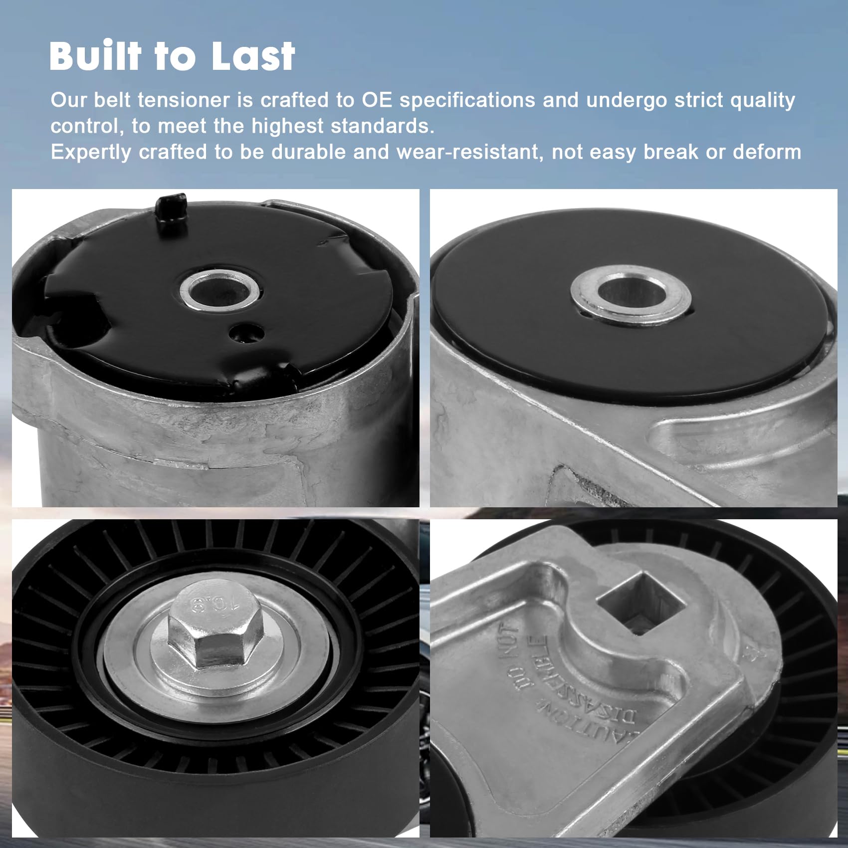 Belt Tensioner Assembly For Jeep Grand Cherokee, Dodge Challenger & More With 3.6L V6