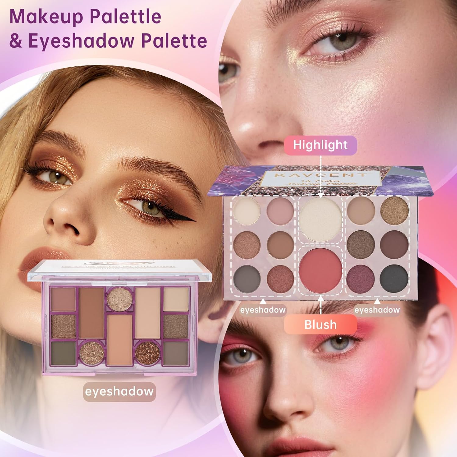 Makeup Kit for Women Teens Full Kit Makeup Set for Teenagers Eyeshadow Palette Foundation Makeup Kits for Teen Girls Makeup Gift Sets for Women Christmas Teens - Image 3