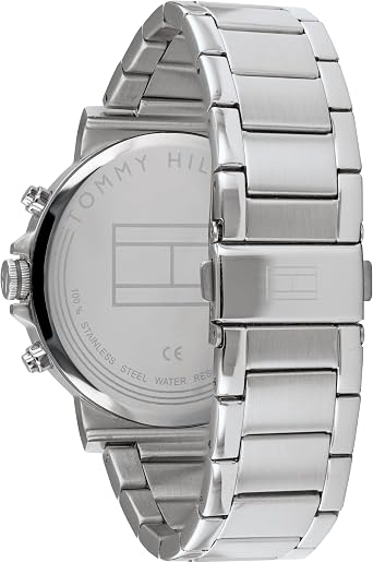 Tommy Hilfiger Analogue Multifunction Quartz Watch for Men with Stainless Steel Bracelet or Leather Strap