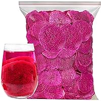 Vista 1 de Chips secos de fruta de dragón 7,05 oz bocadillos secos Pitaya Chips de fruta de dragón rojo 7.05 oz