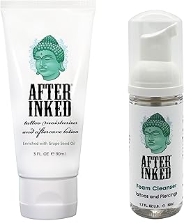 12 Side Chest Tattoo Ideas for Women: Feminine and Bold 17 After Inked Tattoo Aftercare Lotion and Foam Cleanser Bundle - with 3oz ...