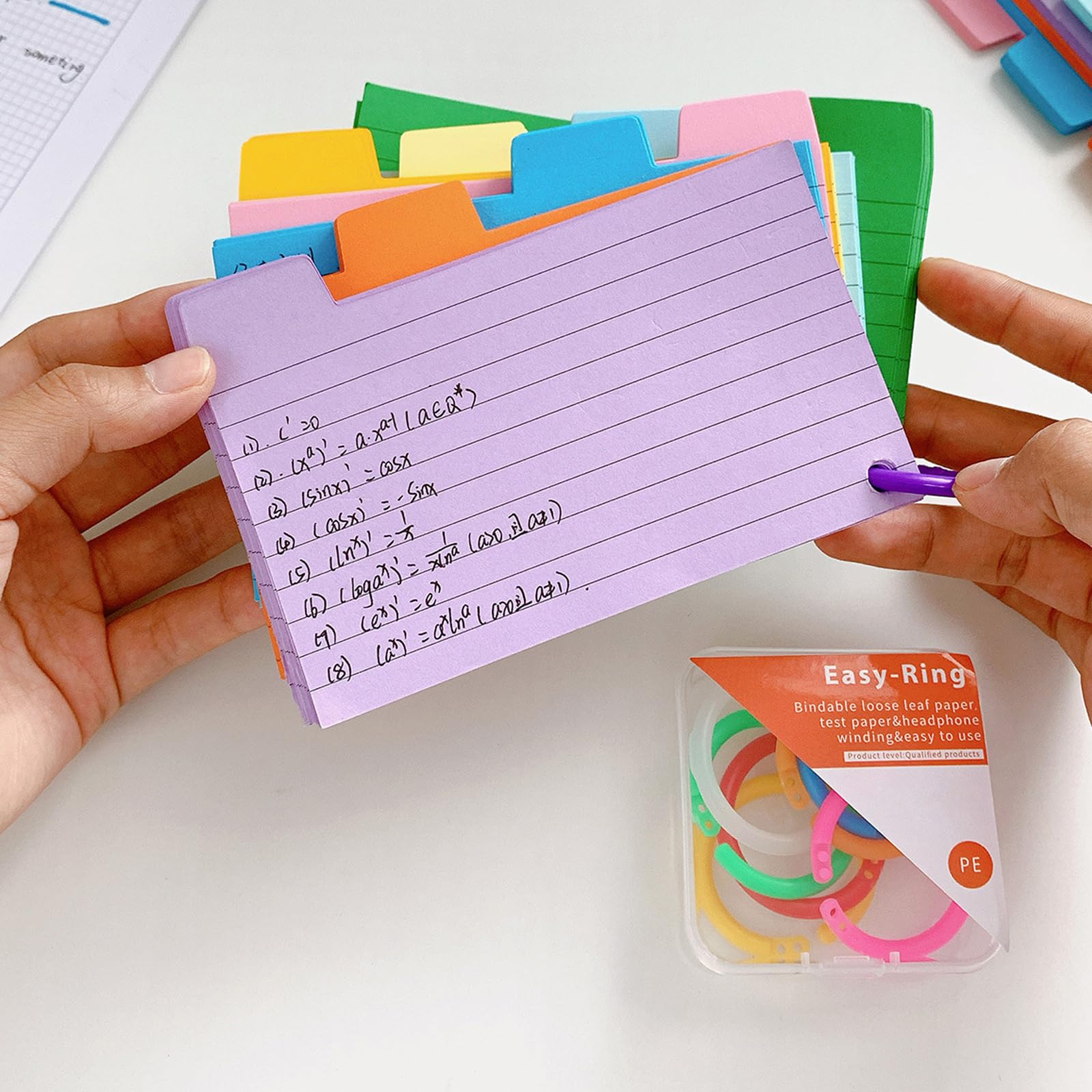 VANRA Index Card Holder 3x5 Flash Card Organizer Case (Black), 14.48 cm x 7.87 cm x 8.89 cm - Image 4