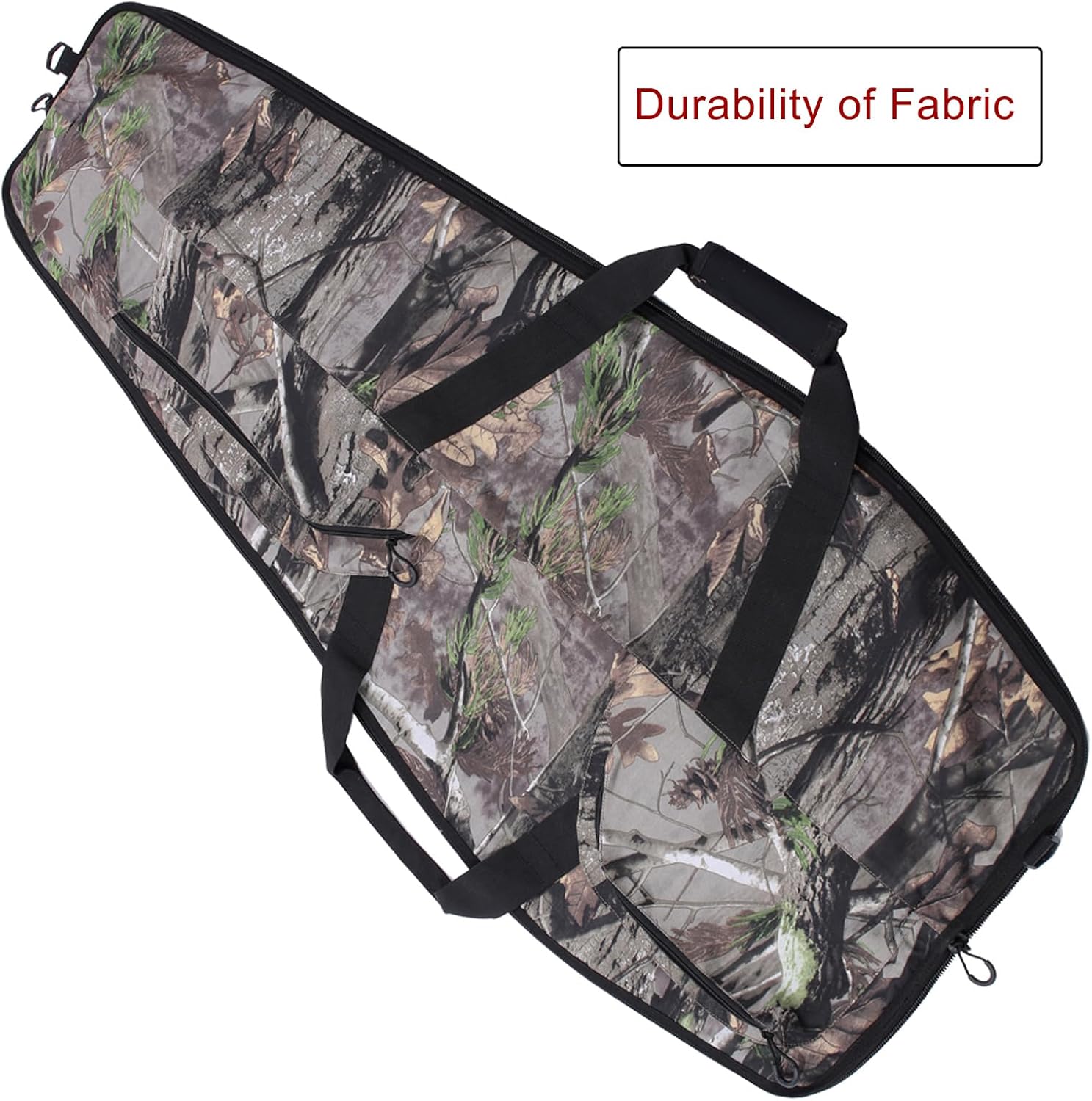 38/42/46/50 Inch Soft Rifle Case with Adjustable Shoulder Strap,Lockable Zipper Design, Accessory Pocket for Gun Storage and Transport - Image 8