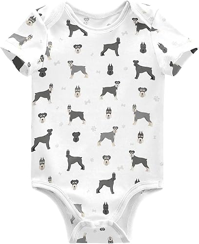 Miniatura 15 de vvfelixl Trajes de bebé lindos conjuntos de cachorros de manga corta de algodón ropa de bebé para niños niñas 0-24 meses