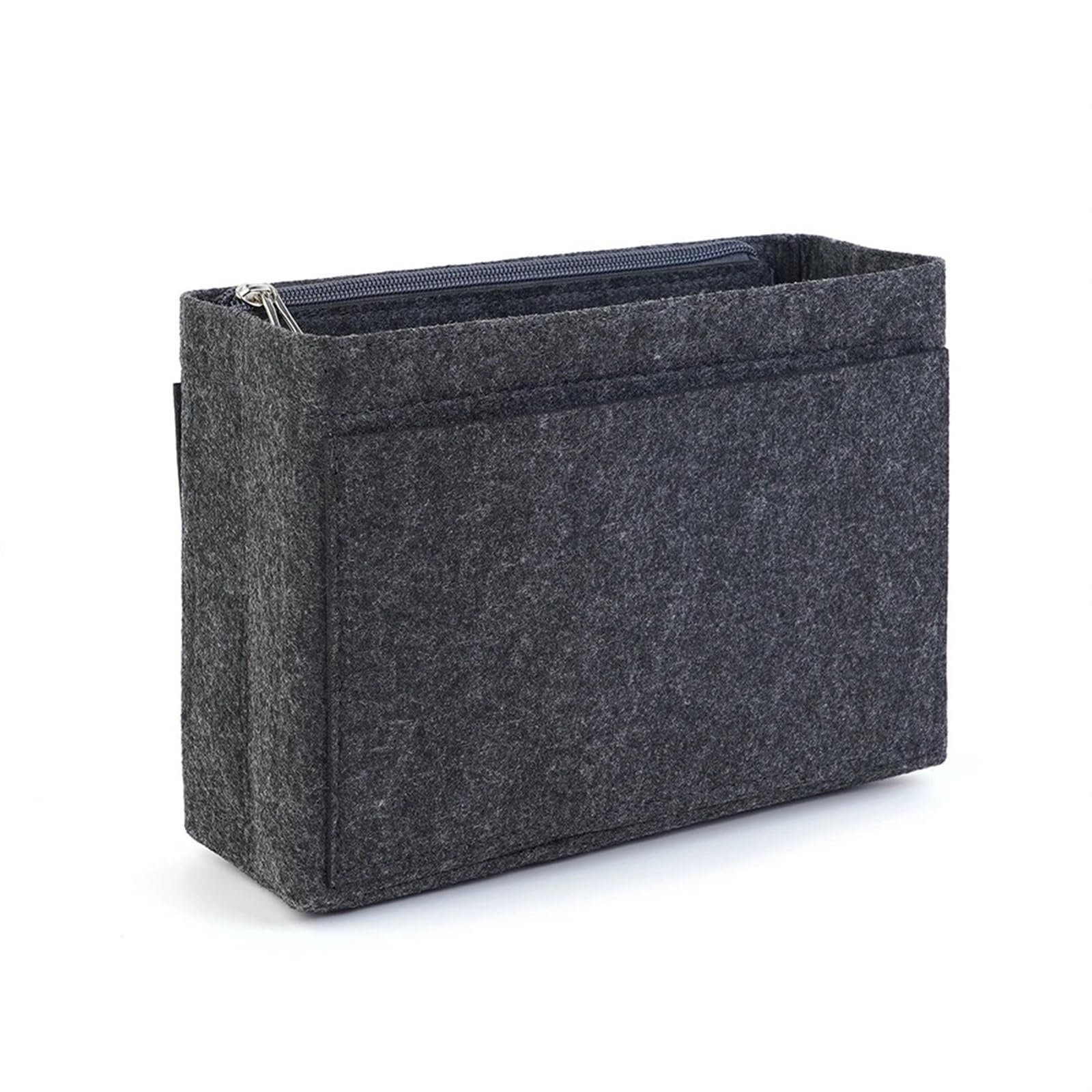 Organizador De Bolso 3 uds Bolsa de inserción de Fieltro Bolsa Interior Bolso de Mano Bolsa de inserción Bolso Forro Mochila Bolsa de Almacenamiento Organizador De Fieltro(Deep Gray)