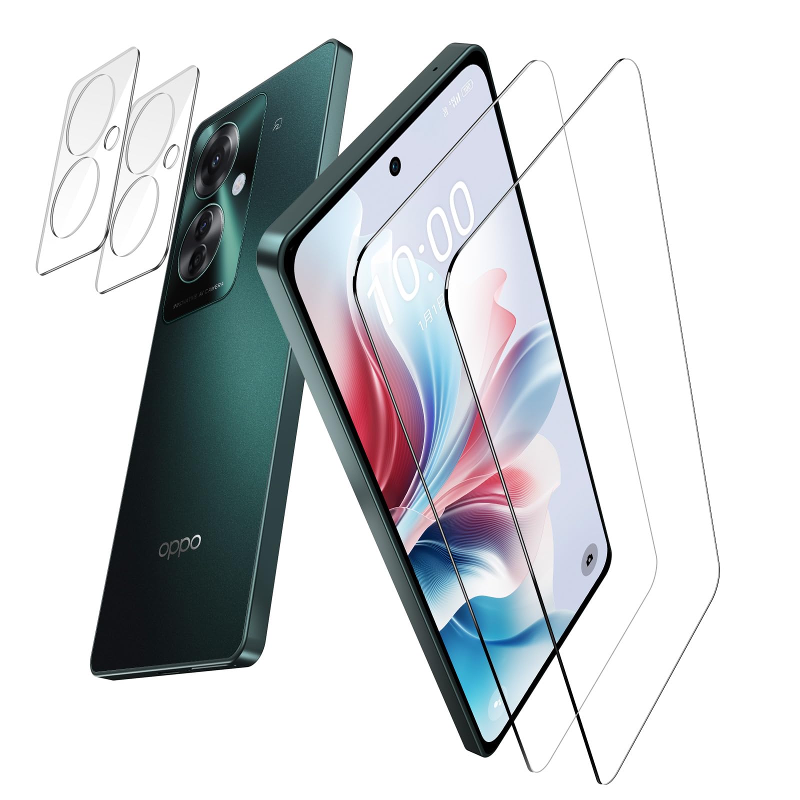 Amazon | Besecou ガラスフィルム OPPO RENO11 A 用 保護フィルム 2枚