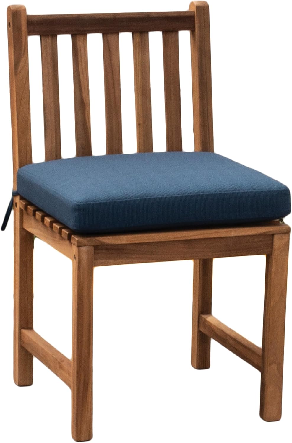 Tommy Bahama Sunbrella® Fabric 1-Piece Outdoor Knife Edge Dining Chair Cushion, 18" W x 17" L, Bamboo Bay Cobalt
