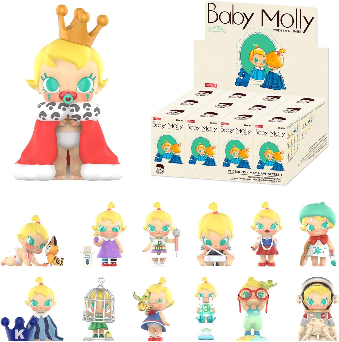 POP MART Baby Molly When I was Three！Series Italy | Ubuy