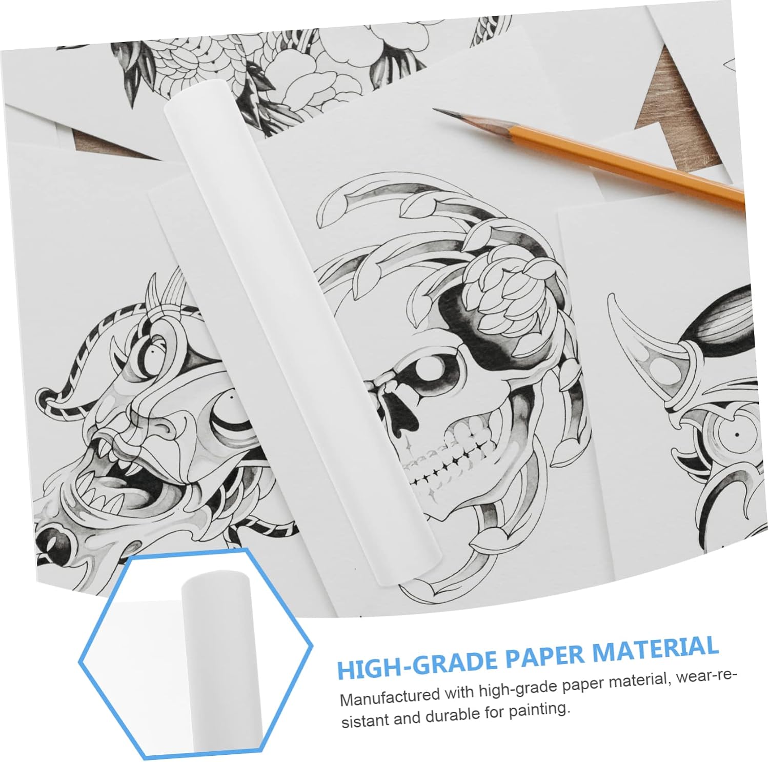 ARTIBETTER 1 Roll Portable Drawing Tracing Paper Tracing Paper for Boys and Girls