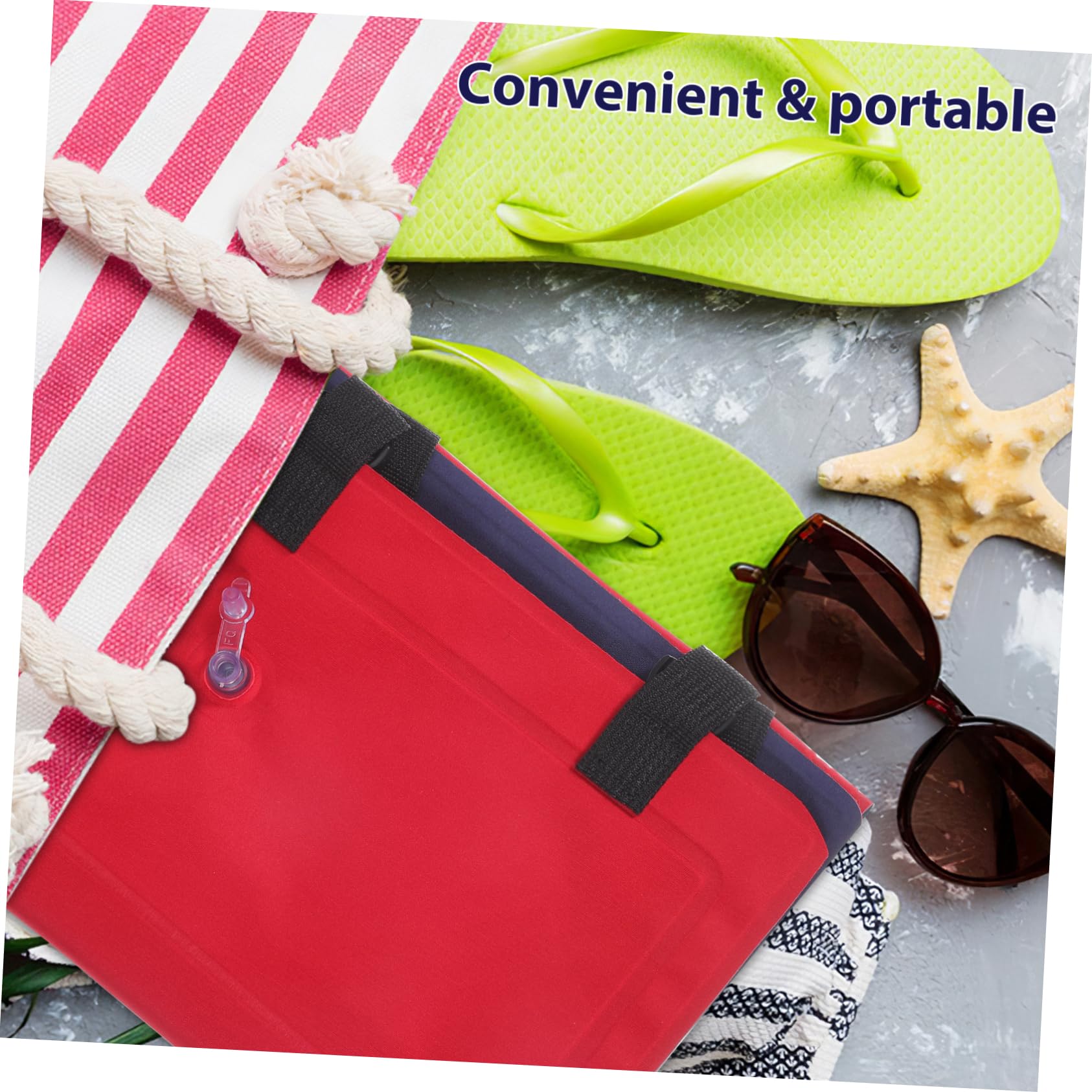 POPETPOP High Buoyancy Swim Belt Adjustable Buoyancy Waist Belt for Open Water Swimming