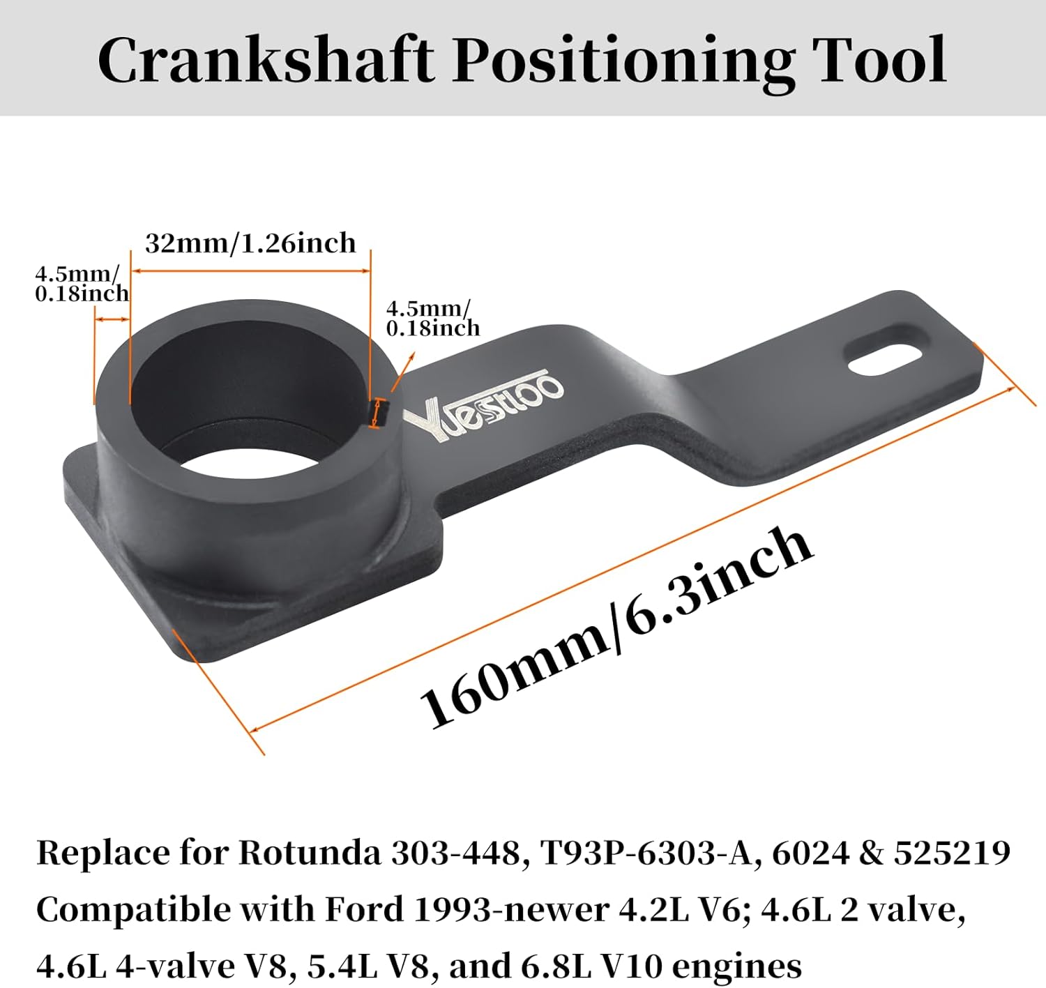 3Pcs Camshaft Alignment Holding Timing Tool & Crankshaft Positioning Tool, Compatible with Ford F150 Mustang 5.0 Coyote V8 Engine 2010-2017, Compatible with Gen 1 & Gen 2 5.0 Coyote Engine