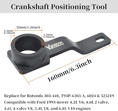 3Pcs Camshaft Alignment Holding Timing Tool & Crankshaft Positioning Tool, Compatible with Ford F150 Mustang 5.0 Coyote V8 Engine 2010-2017, Compatible with Gen 1 & Gen 2 5.0 Coyote Engine