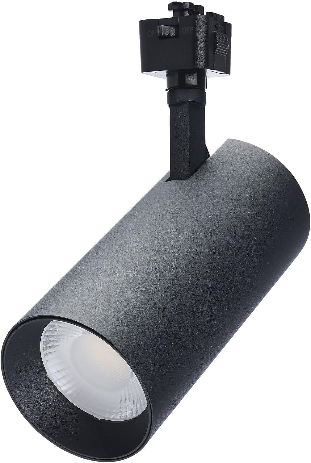 Nuvo TH5024 LED J-Type Track Lighting Head, 5CCT 27K/30K/35K/40K/50K, 30W - 48°, Black