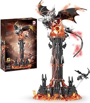 Medieval Dark Tower Building Sets, Castle Lord Architecture with Light, Compatible with Lego Building Blocks Set, Christmas Birthday Gift Toy for Adults Teens Boys 8+ DIY Building Kits997 PCS