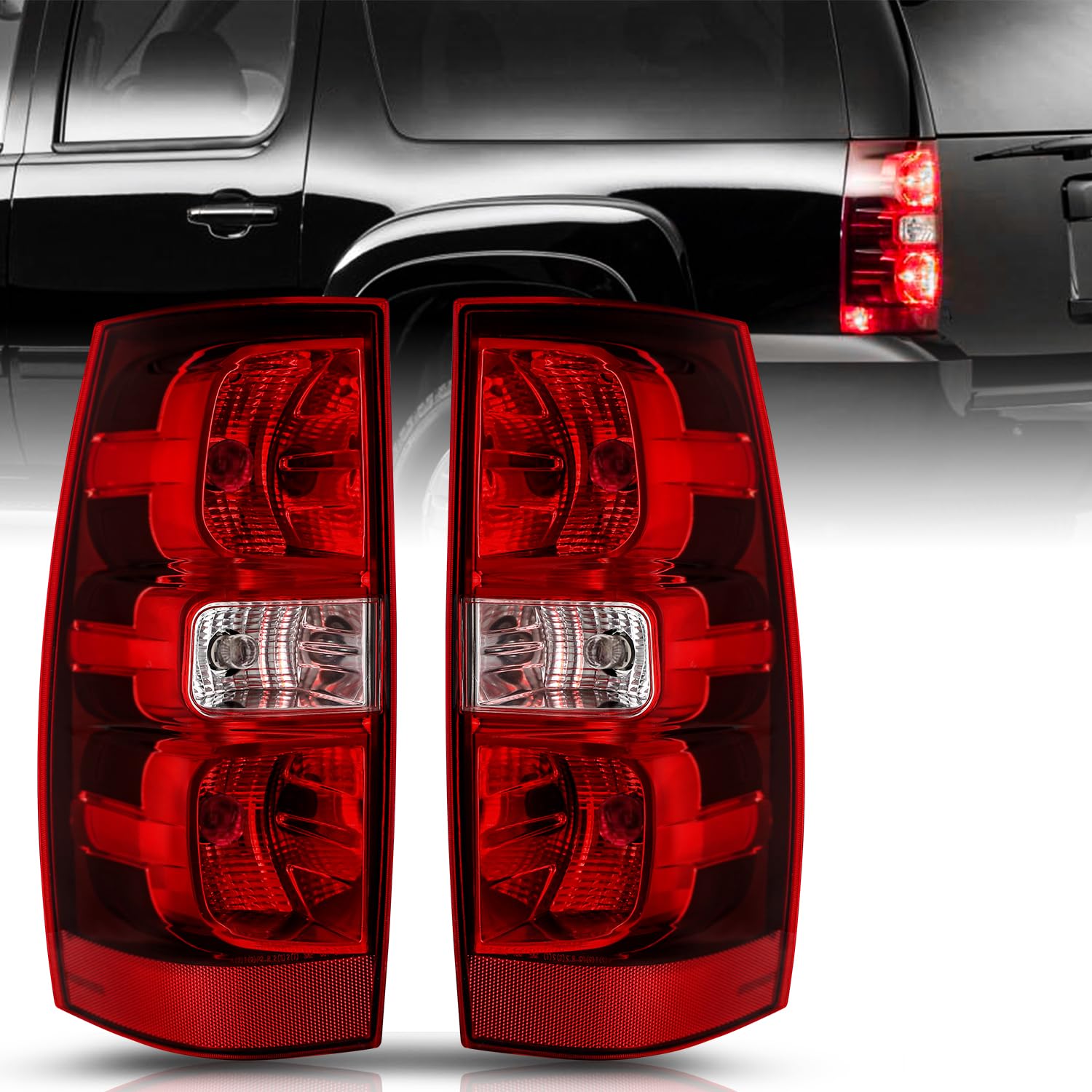 2002 Tail Light Set For 2007-2014 GMC Yukon - Pair With Bulbs, DOT/SAE Certified GMC Yukon Tail Lights - Foto 10