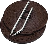 Vista 26 de Softball Baseball Glove Lace, Mitt Lace Repair Kit Includes 2 Leather Laces and Lacing Needle for Catcher's Glove