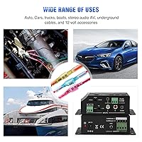 Vista 6 de Nilight - 50027R 250 PCS Conectores de pala termorretráctiles de desconexión rápida Conectores de cable termorretráctiles Terminales de pala