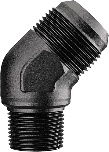 Vista 11 de EVIL ENERGY Adaptador de ajuste de 6AN a 3/8" NPT macho de 90 grados, aluminio