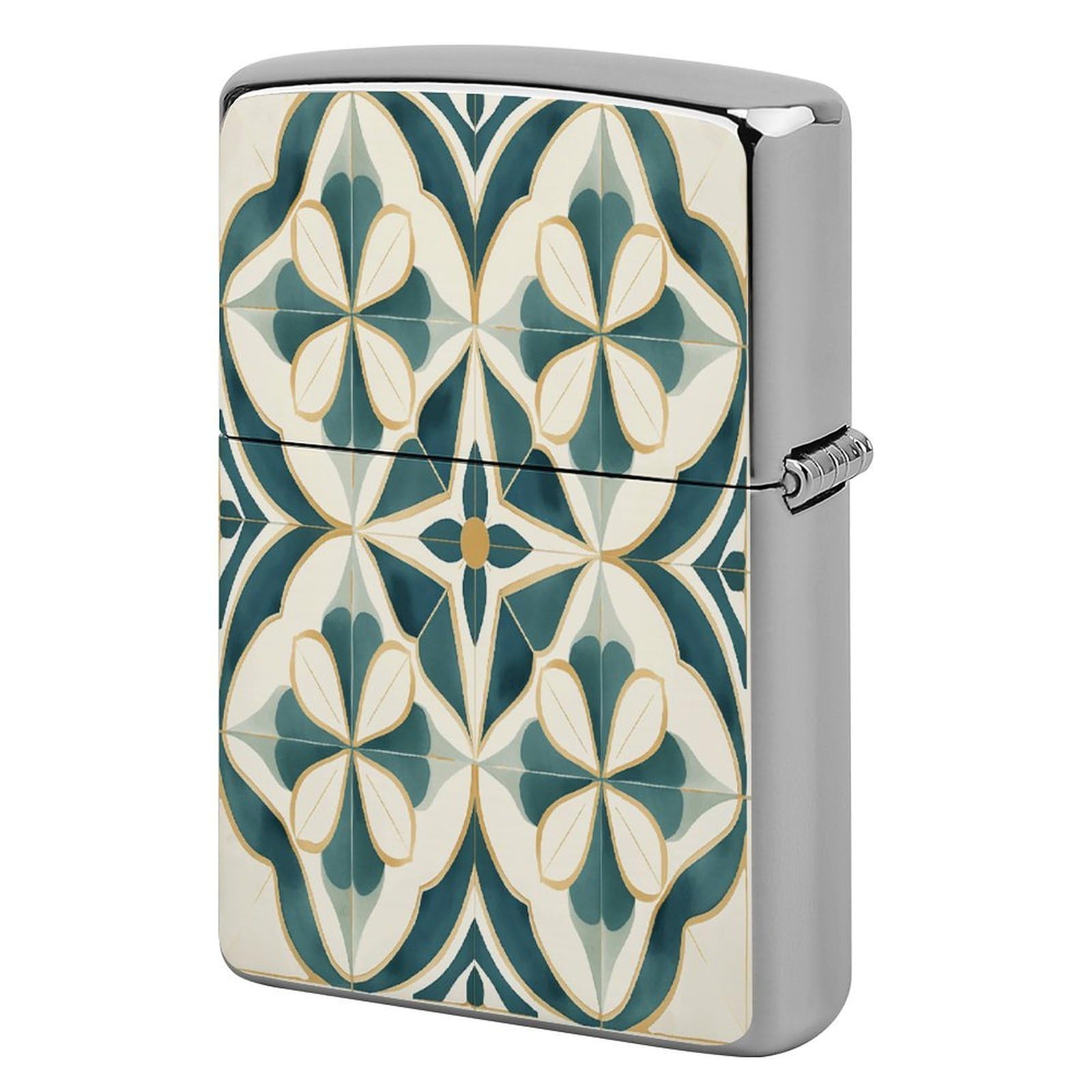 Fekiloot Style Geometric Design Pictures Lighter Case Cover Lighter Holder
