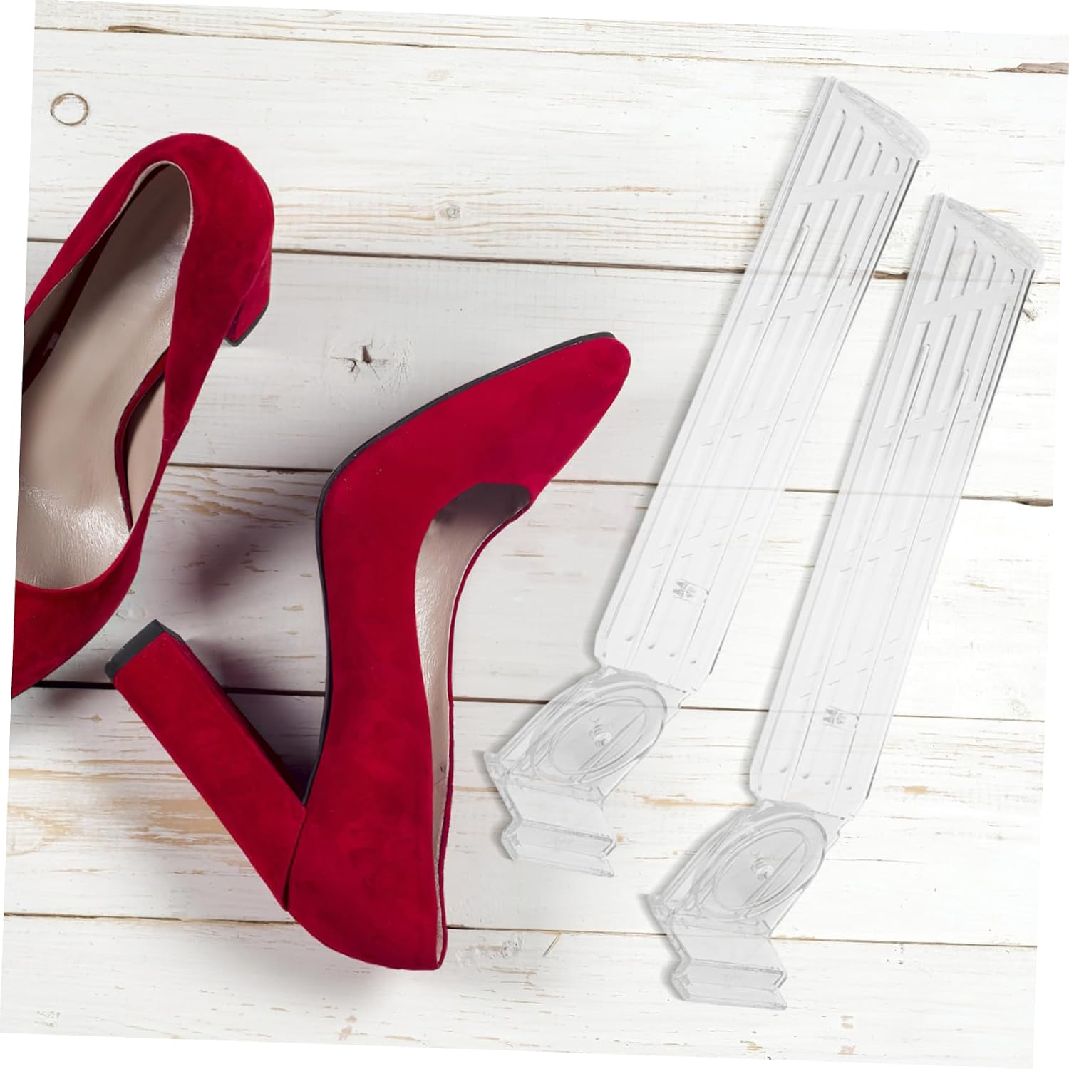 Professional Display Shoe Rack 4 Pack White Space-saving Wall-mounted Retail Display Rack for Shoes