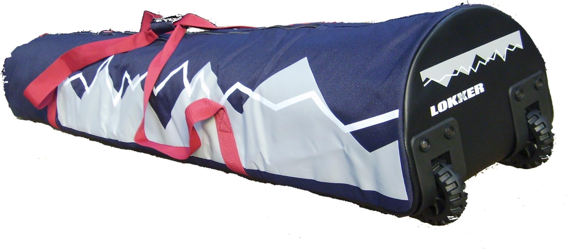 LOKKER Wheelie Double Ski Bag