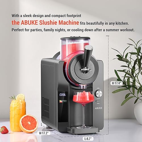 Miniatura 5 de Máquina de bebidas congeladas  Máquina digital para granizados con múltiples modos, helado, batido y batido, capacidad de 68 onzas, autolimpieza,