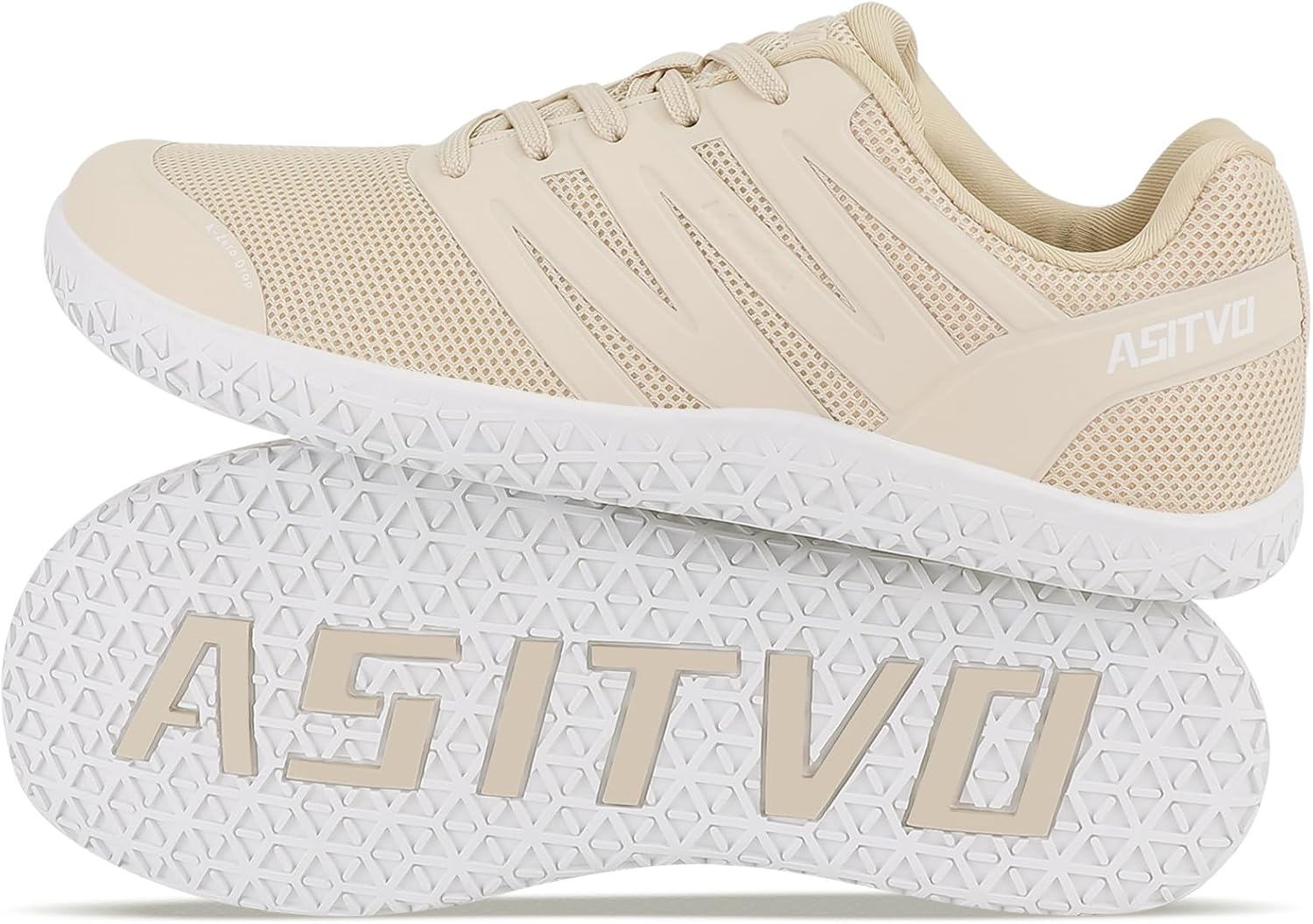 ASITVO Wide Men's Barefoot Zero Drop Sole Minimalist Width Toe Box Walking Shoes Sneakers TPU Toe No-Sew Upper