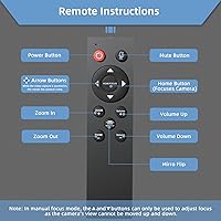 Vista 8 de Certificada para Zoom, NexiGo N940P (Gen 2) Cámara web con zoom 2K y control remoto Sensor Sony Starvis Zoom 3X de acercar y alejar Micrófono