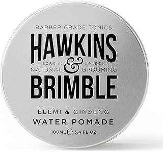 Mens Water Pomade 100ml - H2O Based Hair Styling/Grooming | Firm Hold Allows for Re Styling | High Shine Non Greasy Finish and Washes Out Easily