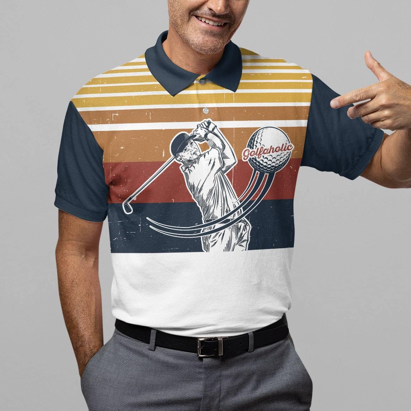 ANTI DIRTY GOLFER CLUB ポロシャツ ANTI DIRTY GOLFER CLUB ポロシャツ