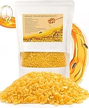 TRINIDa Beeswax Pellets 2LB(32 oz), Organic Yellow Bees Wax for DIY Candles, Beeswax for Candle Making, Skin, Body, Face, and Hair Care, Lotions, DIY Creams, Lip Balm and Soap Making Supplies