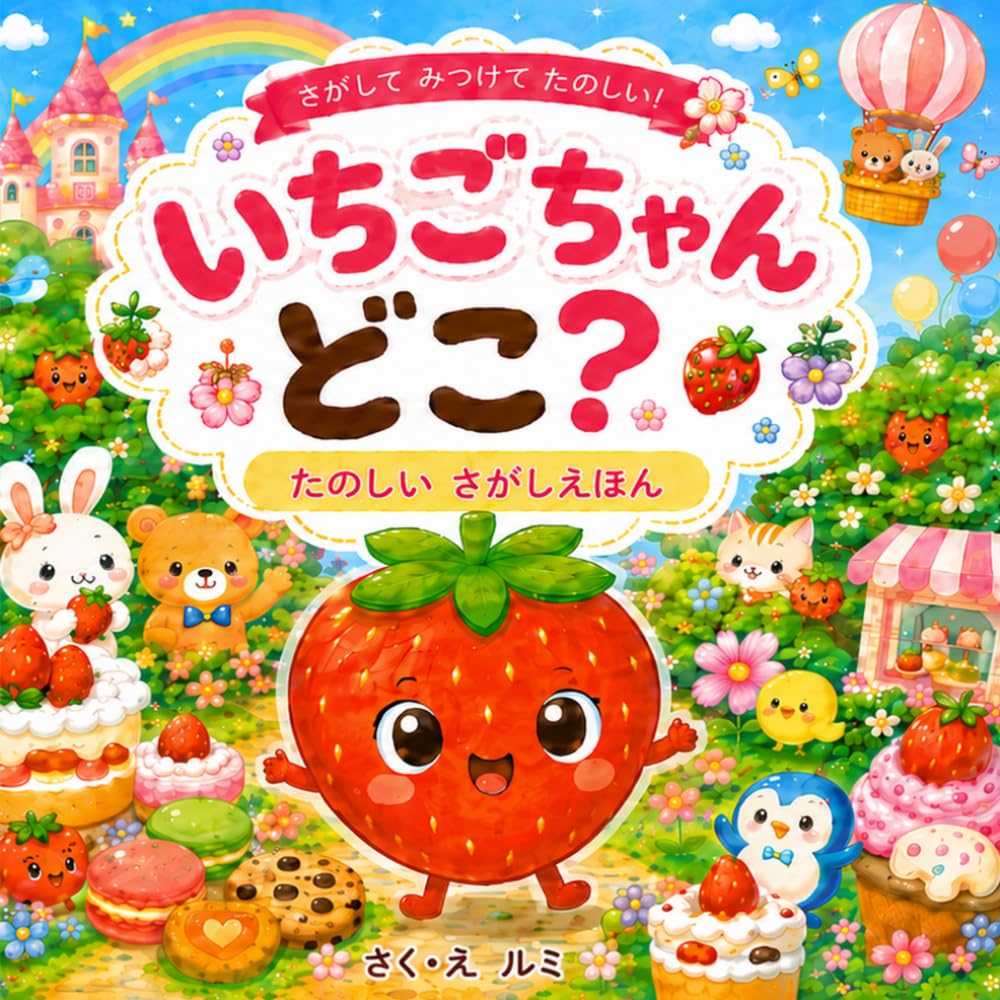 いちごちゃんどこ？: たのしいさがしええほん
