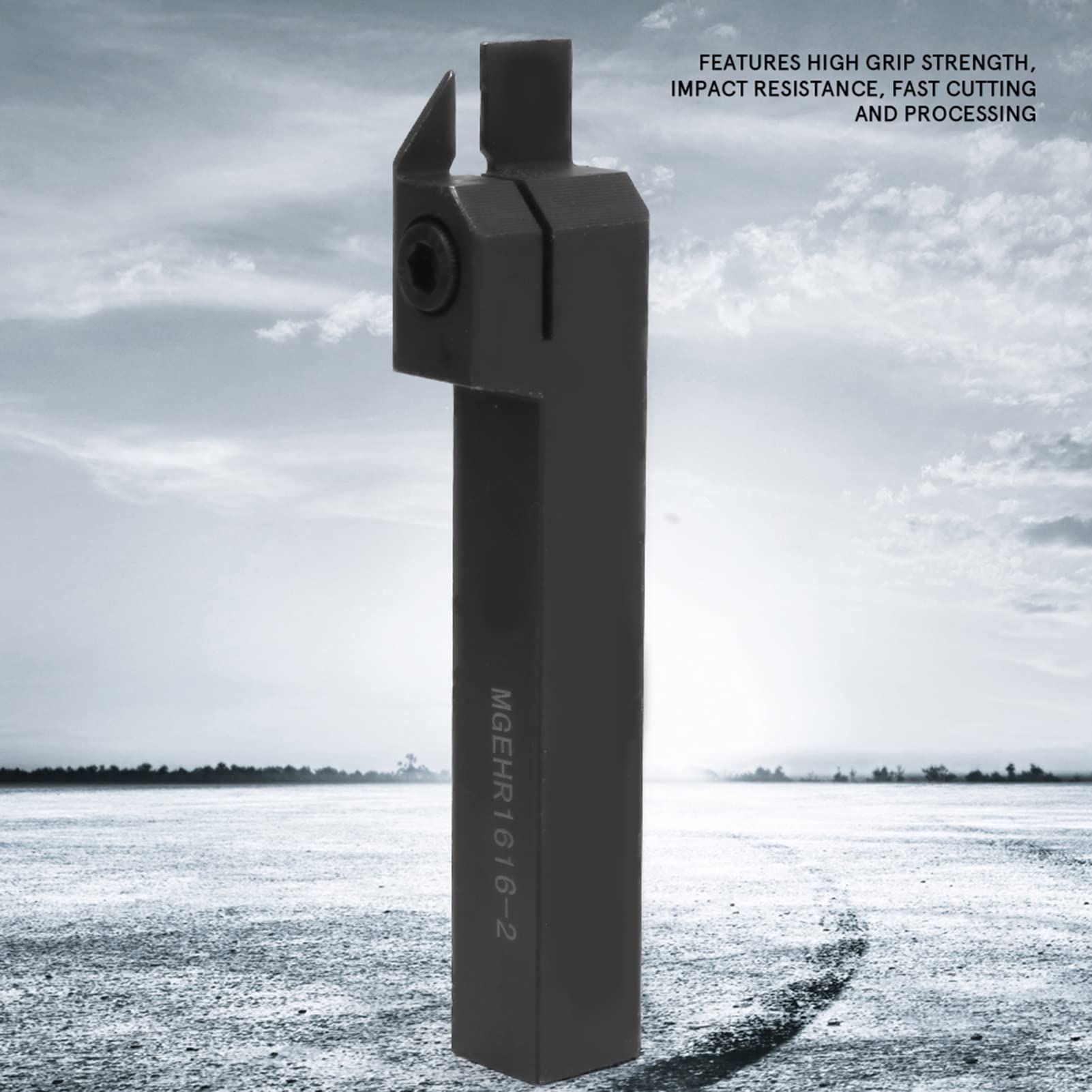 MGEHR1616-2 Herramienta de corte de torno de 100 mm Soporte de herramienta de torneado CNC + 10 Uds MGMN200-G insertos