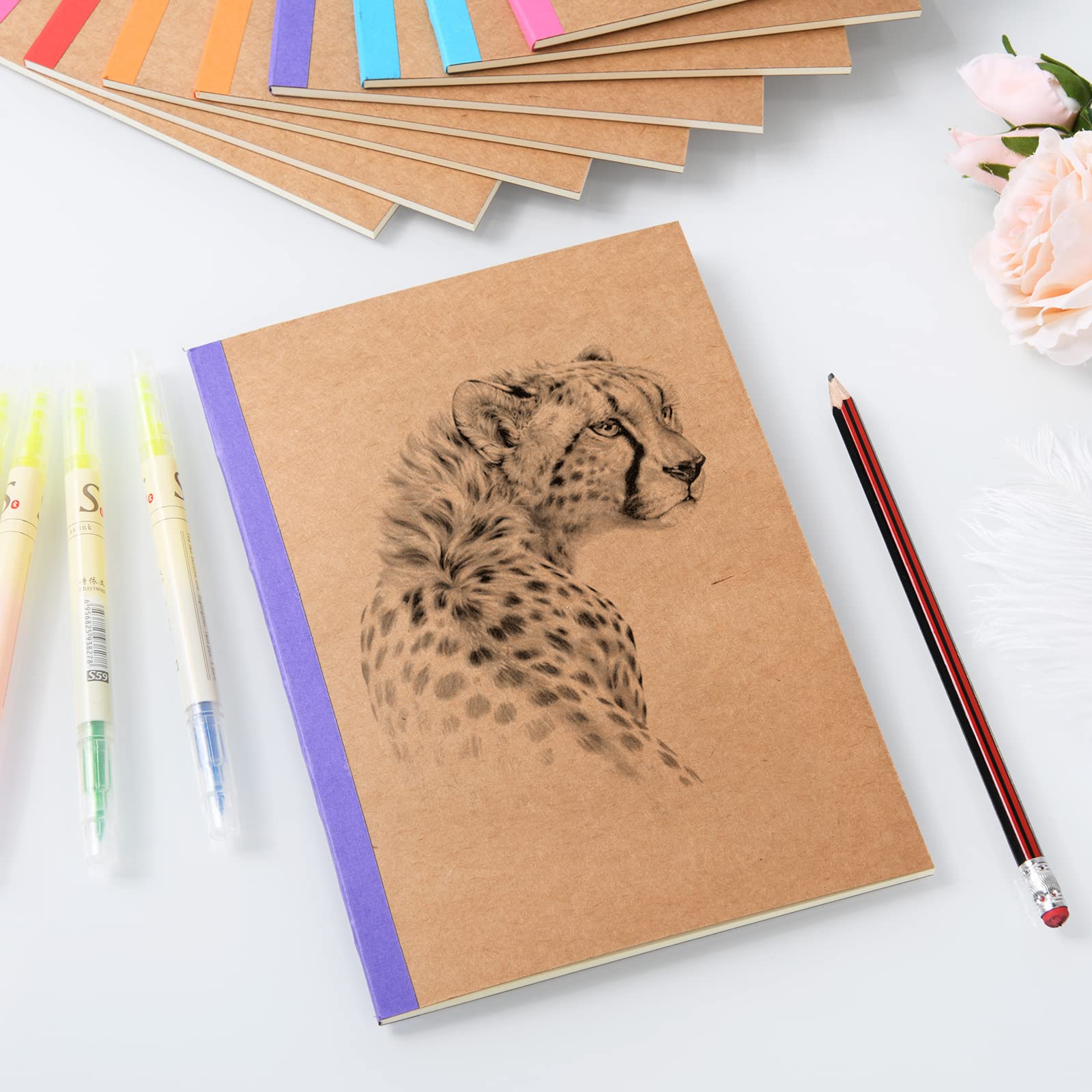 Carnets De Notes Vierges En Papier Doublé Plat 360 Journal De L