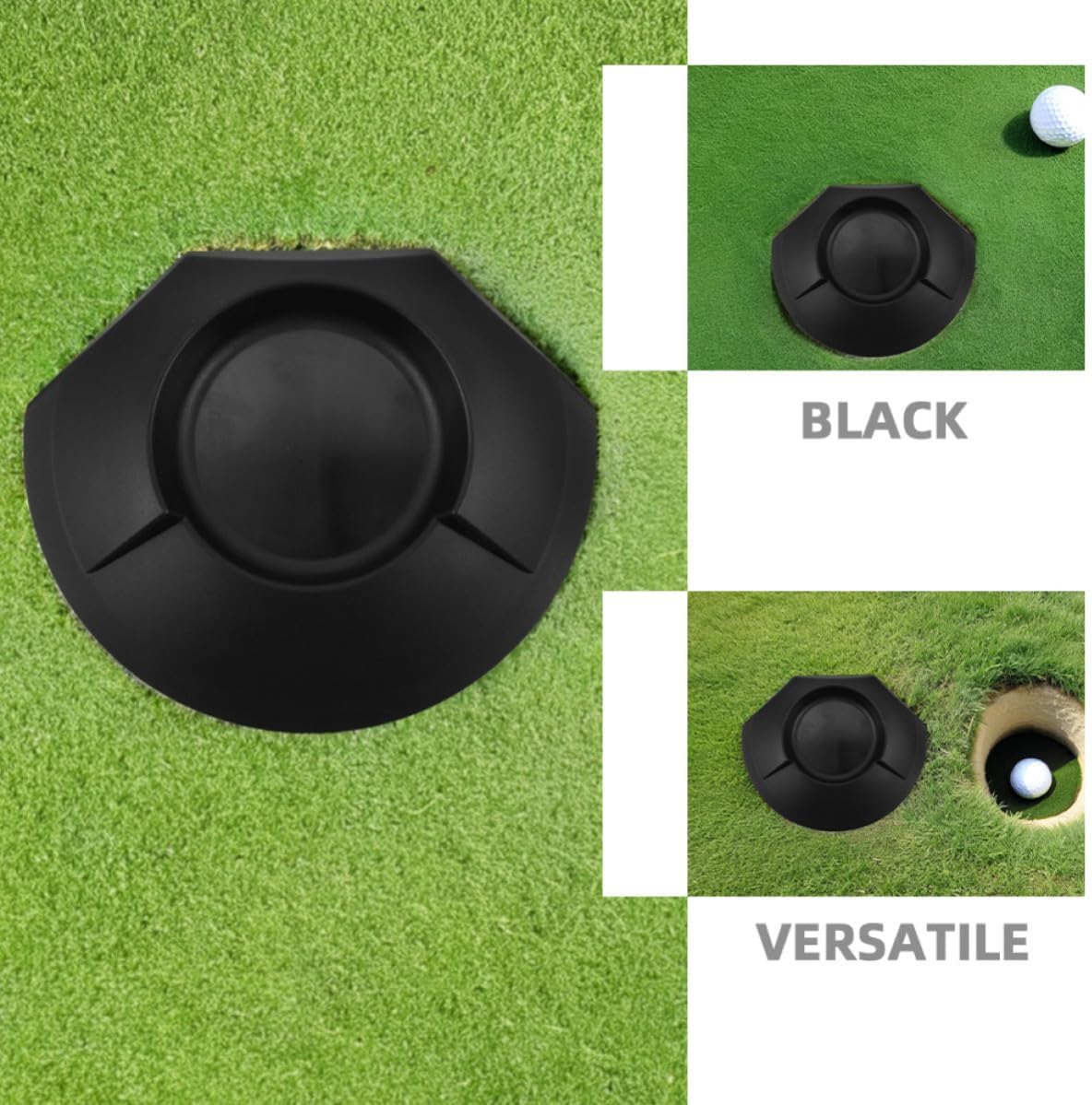 Vaguelly Plastic Golf Putting Cup Trainer for Beginners, Easy to Use Golf Training Tool to Putting Skills, Sturdy Plastic Material Suitable for Indoor Carpet and Outdoor Practice