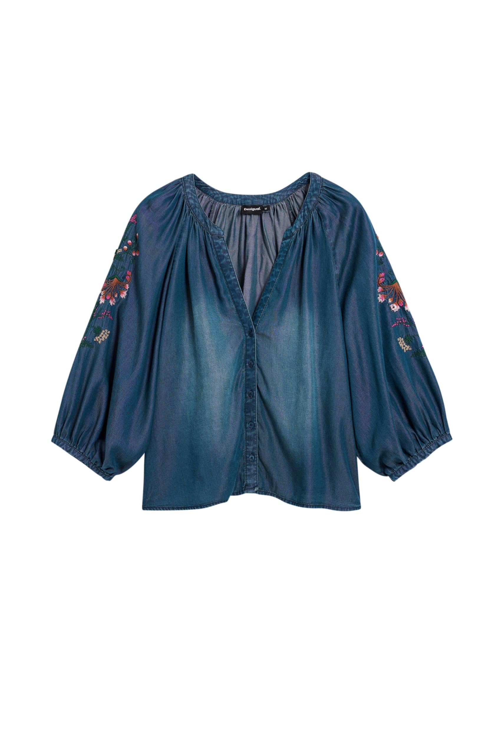 Desigual Damen Chambre Bluse